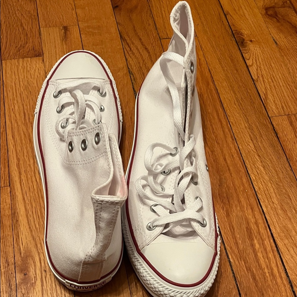 Converse White High Top Sneakers